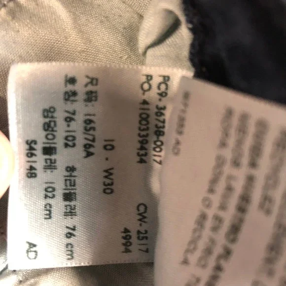 Signature by Levi Strauss & Co Mid Rise Straight Leg Dark Wash Jean Women 10 W30 - Picture 4 of 11